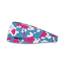 Performance Headband - Blue/Pink Camo