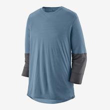 Men's Merino Blend 3/4 Sleeve Bike Jersey by Patagonia in Waitsfield VT