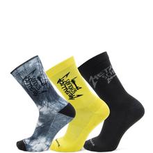 x Metallica Scholars 3-pk Work Crew Sock Black