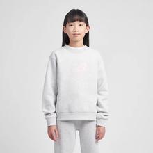 Kids' Brush Back Stacked Logo Crew