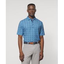 Men's Sanford Printed Cotton Blend Performance Polo by Johnnie-O