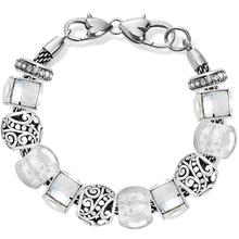 Silver and Sparkle Charm Bracelet