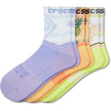 Socks Adult Quarter Retro Resort 3 Pack by Crocs