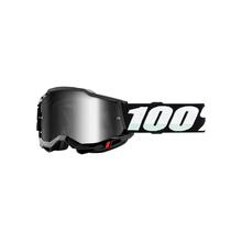 Accuri 2 Goggle Black - Mirror Silver Lens by 100percent Brand in Grafton WI