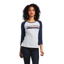 Women's REAL Long Live Baseball Tee