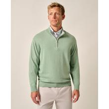 Mens Desmond Plaited Cotton Blend 1/4 Zip Pullover by Johnnie-O in Cave Spring VA