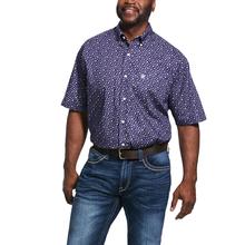 Men's Wrinkle Free Ulton Print Classic Fit Shirt