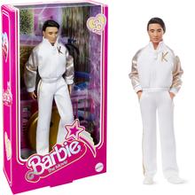 Barbie The Movie Collectible Ken Doll In White And Gold Tracksuit by Mattel