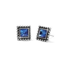 Sparkle Square Mini Post Earrings