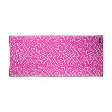 Adventure Towel: Pink Zigs