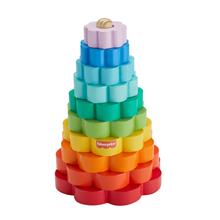 Fisher-Price Wooden Ring Stacker Toddler Fine Motor Toy, 10 Wood Pieces by Mattel in Lake Oswego OR