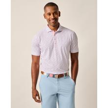 Mens Performance Mesh Polo - Razz Print by Johnnie-O