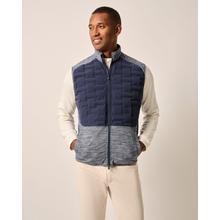 Mens Ziglar Mixed Media Peformance Vest by Johnnie-O