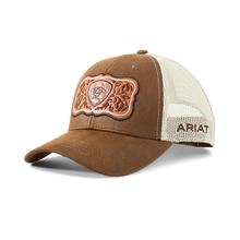 Women's Floral Leather Patch Cap by Ariat in Las Vegas NV