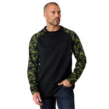 Men's FR Stretch Camo Baseball T-Shirt by Ariat