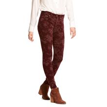 Women's Ultra Stretch Perfect Rise Burgundy Floral Skinny Jean by Ariat in Durham NC