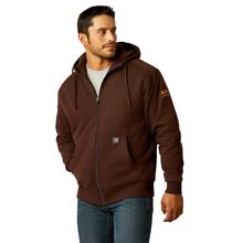 Mens Rebar All-Weather Sherpa-Lined Full Zip Hoodie