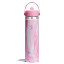 24 oz Wide Mouth with Flex Straw Cap - Jelly Pink by Hydro Flask in Spanaway WA