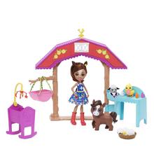 Enchantimals Barnyard Nursery Playset With Haydie Horse Doll & Trotter by Mattel