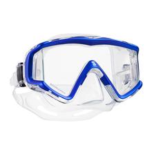 Crystal Vu Maske, Clear Silikon, Blau