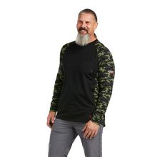 Men's FR Stretch Camo Baseball T-Shirt by Ariat in Birmingham AL