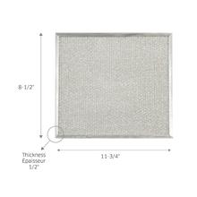 Genuine Replacement Aluminum Filter for Range Hoods, 11-1/4