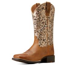 Women's Round Up Wide Square Toe Western Boot by Ariat