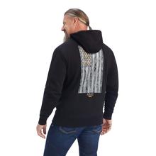 Men's Rebar Workman Reflective Flag Full Zip Hoodie by Ariat