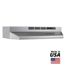 30-Inch Ductless Under-Cabinet Range Hood, Stainless Finish by Broan-NuTone in Willow Street PA