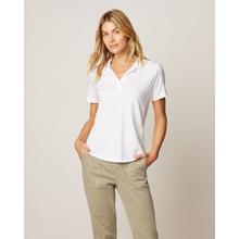 Womens Sadie Cotton Blend Polo by Johnnie-O in Damascus OR