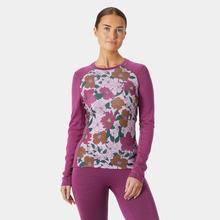 Women's Lifa Merino Midweight Graphic Crew by Helly Hansen in Key Largo FL