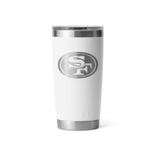 San Francisco 49ers Rambler 20 oz Tumbler - White