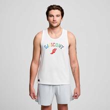 Men's Stopwatch Graphic Singlet by Saucony in Muscoda WI