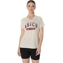 Women's Short Sleeve Est 1977 V-Neck Tee by ASICS in Riverside CA