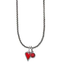 Dazzling Love Red Heart Charm Necklace by Brighton