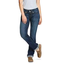 Women's R.E.A.L. Mid Rise Stretch Rookie Stackable Straight Leg Jean by Ariat