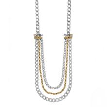 Neptune's Rings Multiple Row Chain Necklace by Brighton