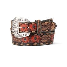 Womens Flower Tooled Belt by Ariat