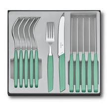 Swiss Modern Table Set, 12 pieces Victorinox (Green, 4 in)