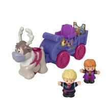 Fisher-Price Disney Frozen Anna & Kristoff's Wagon By Little People by Mattel