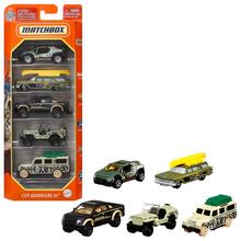 Matchbox 1:64 Scale Die-Cast Toy Cars Or Trucks, Set Of 5 (Styles May Vary) by Mattel