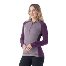 Female Women's Classic Thermal Merino Base Layer 1/2 Zip Hoodie Boxed by Smartwool