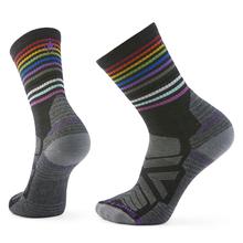 Unisex Hike Pride Crew Socks Charcoal by Smartwool in Elkridge MD