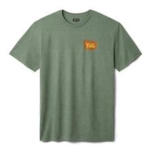 Visit YETI Sign Short Sleeve T-Shirt-Heather Military-XL by YETI