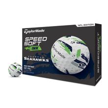 Seattle Seahawks SpeedSoft Ink Golf Balls by TaylorMade