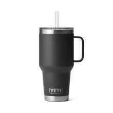 Rambler 35 oz Straw Mug Black by YETI
