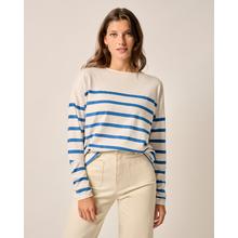 Womens Suki Striped Boatneck T-Shirt by Johnnie-O