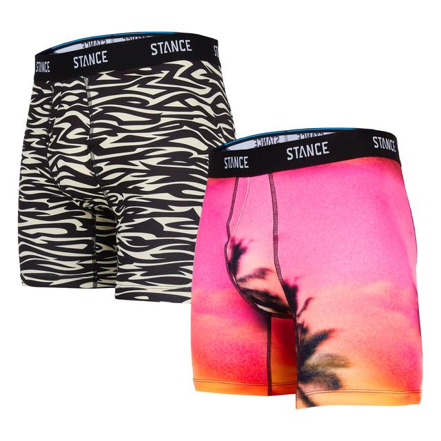 Stance - Men's Rockstar Boxer Briefs - Package of 2 Multi-Colored