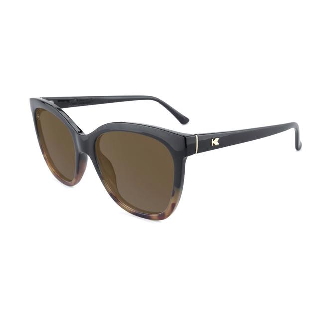 Knockaround - Deja Views: Glossy Black & Blonde Tortoise Shell Fade