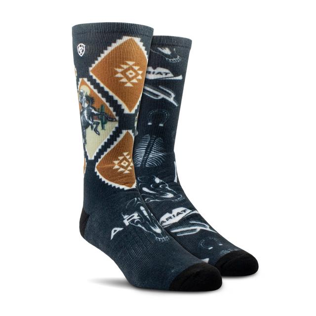 Ariat - Men's Southwest Rider Crew Sock 2 Pair Pack
